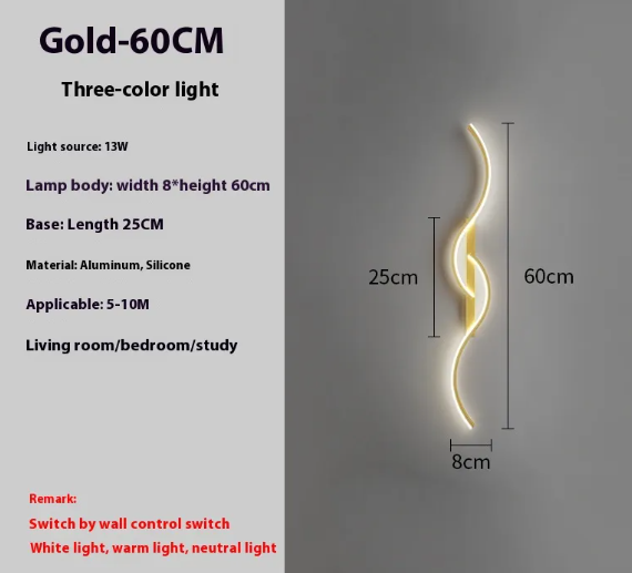 Minimalist Luxury LED Wall Light