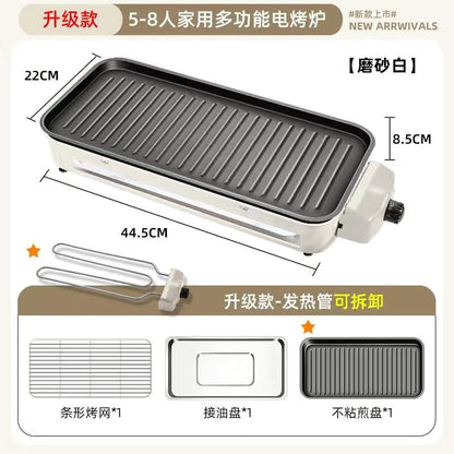 Indoor Electric Grill for Smokeless BBQ and Cooking