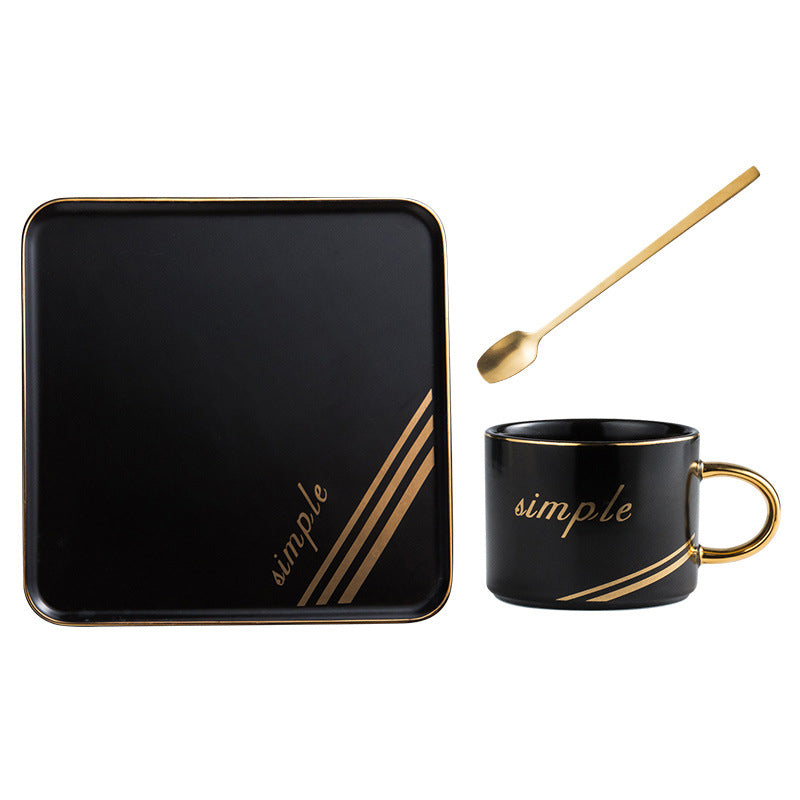 Nordic Style Creative Ceramic Coffee Cup Set