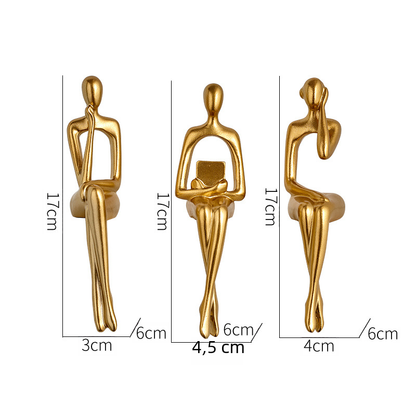 Wow House Original Design Abstract Figurine for Home Decor